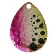 Colorado Hammered Nickel Dot Spinner Blade, Banana Split