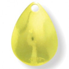 Colorado Dyed Spinner Blade, Chartreuse Dye