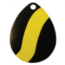 Colorado Striped Spinner Blade, Black Yellow