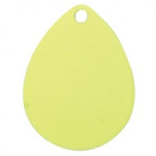 Colorado Deep Cup Painted Spinner Blade, Chartreuse