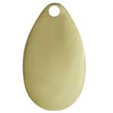 Indiana Plain Spinner Blade, Brass Lacquered