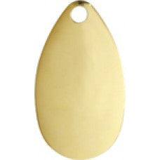 Indiana Plain Spinner Blade, Gold Plated