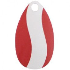 Indiana, Striped Spinner Blade, Red White Stripe