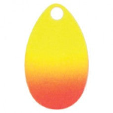 Indiana, Splashed Spinner Blade, Yellow Orange Splash