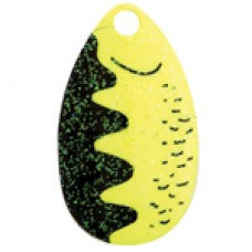 Indiana, Crystal Spinner Blade, Chartreuse Perch Crystal