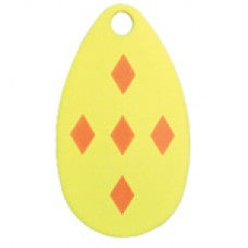 Indiana, 5 Of Diamonds Spinner Blade, Yellow 5 Red Diamonds