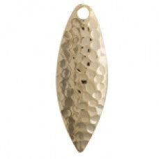 Willowleaf, Pro Spin Spinner Blade, Hammered Gold Plated