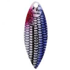 Willowleaf Pro Scale Spinner Blade, Blue Shiner Dye