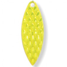 Willowleaf, Pro Diamond Spinner Blade, Chartreuse Dye