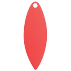 Willowleaf, Painted Spinner Blade, Red