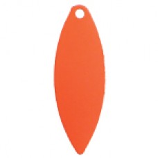 Willowleaf, Painted Spinner Blade, Orange