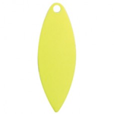 Willowleaf, Painted Spinner Blade, Chartreuse