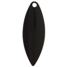 Willowleaf, Painted Spinner Blade, Black