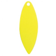 Willowleaf, Painted Spinner Blade, Yellow