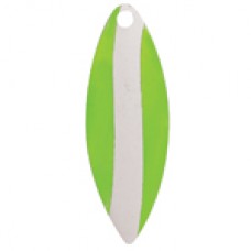 Willowleaf, Striped Spinner Blade, Green White Stripe