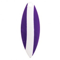 Willowleaf, Striped Spinner Blade, Purple White Stripe