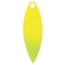 Willowleaf, Splashed Spinner Blade, Yellow Green Splash