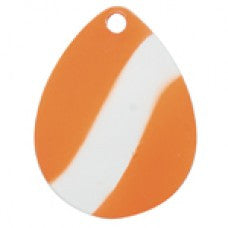 Colorado Deep Cup Striped Spinner Blade, Orange White